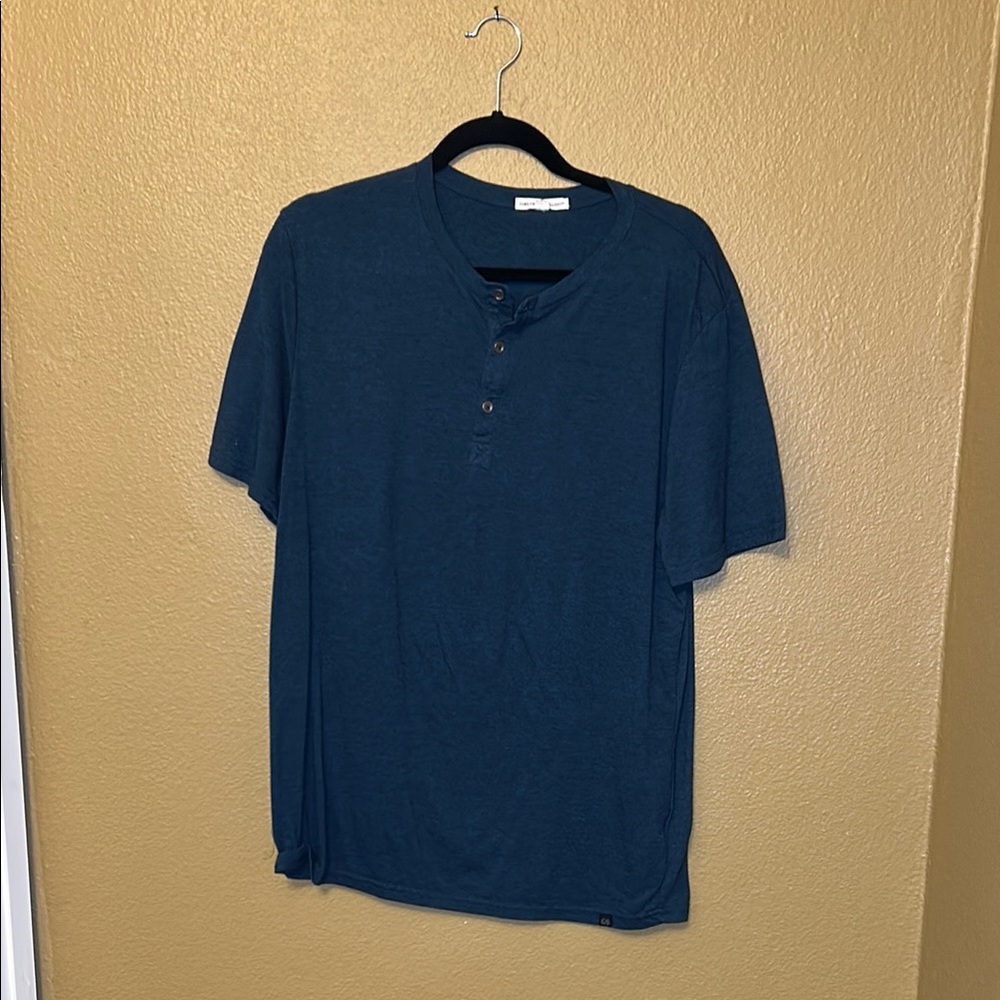 Threads 4 Thought Blue Casual Button Down Shirt